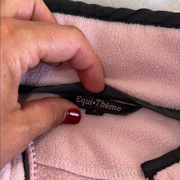 Pink and Black Ski Jacket with High Neckline - Picture 2 of 8